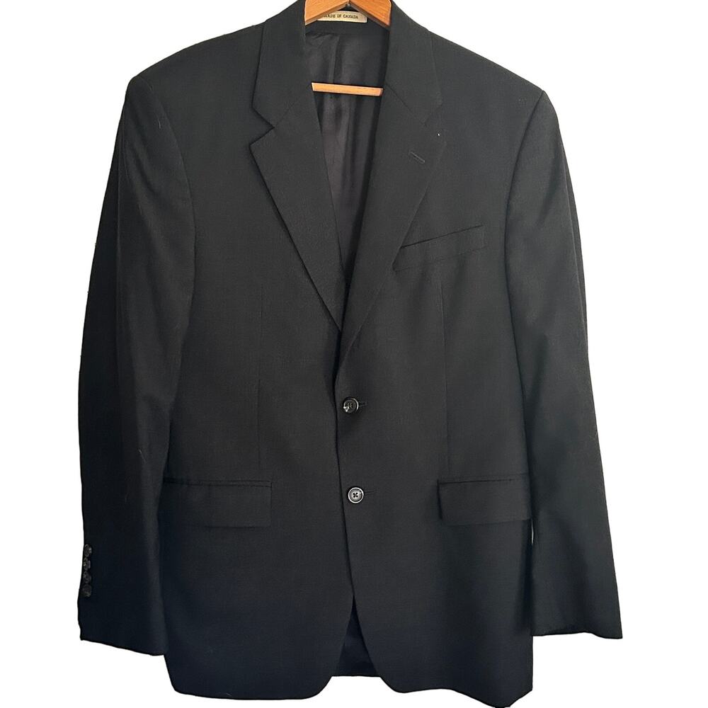 Ralph Lauren Mens Sport Coat 38 38R Charcoal Gray Jacket Blazer Wool Cashmere